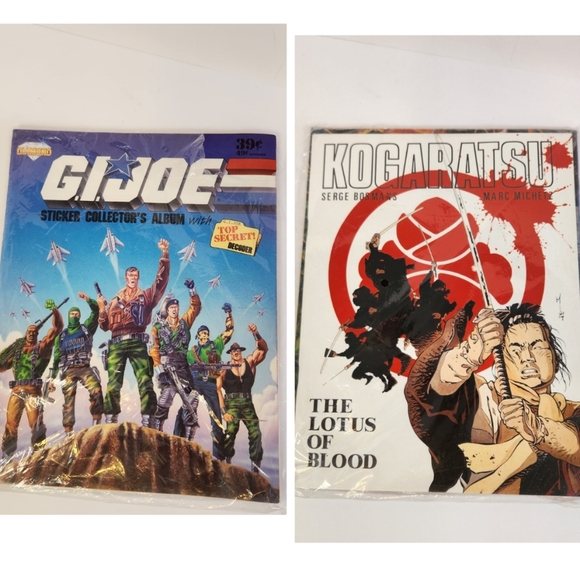Vintage G.I. Joe Sticker Collector's Album 1986/87 Diamond Hasbro Sealed NEW - Picture 1 of 4